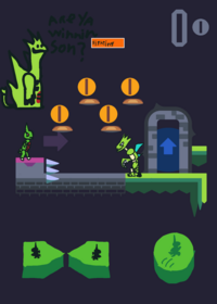 Larvitar run mini #pokemon
