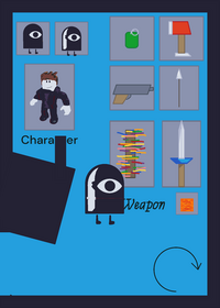Ragdoll character and laboratory