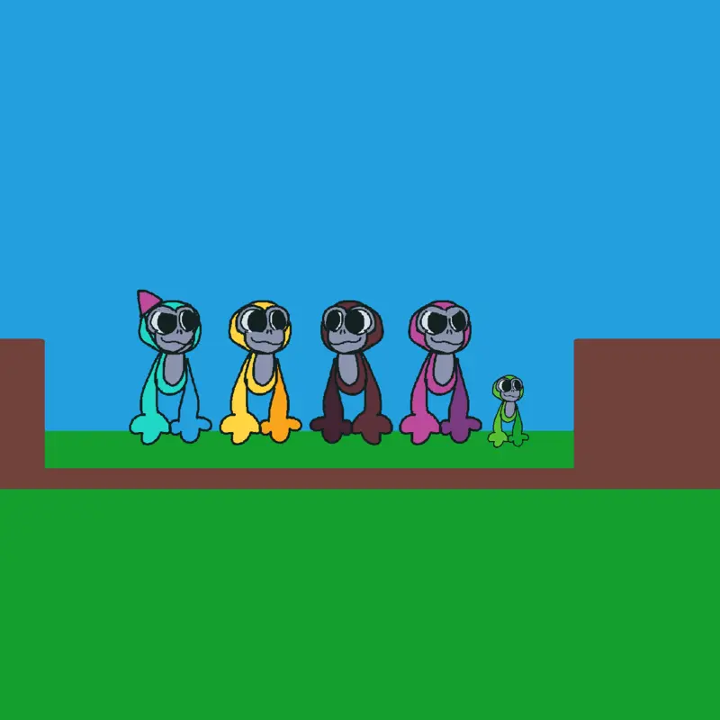 Grass to glitch by @lethalapefan12345678