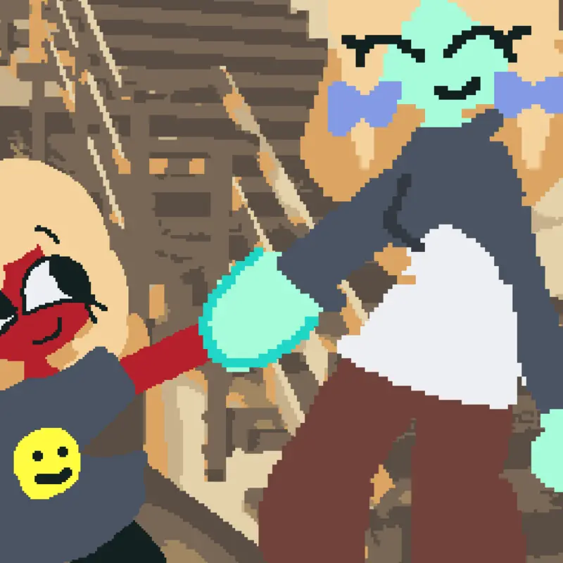 Zoey is taking aurora somewhere! by @ganglegamez