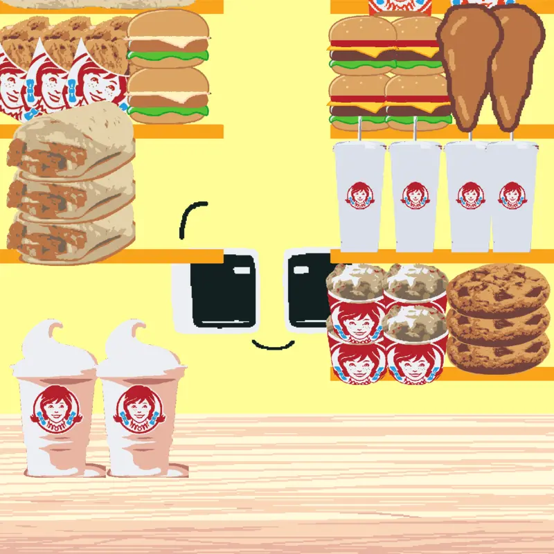 Wendy’s Mukbang by @-_darwin_fan_-