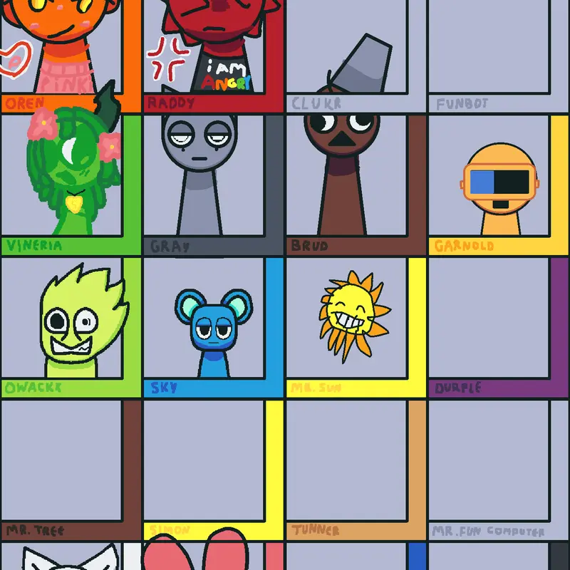 Draw sprunki in your style! by @PenguinsBiggestLover