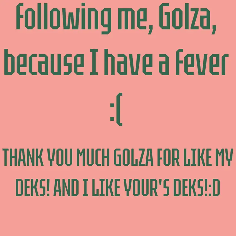 Thanks golza! by @nickzack