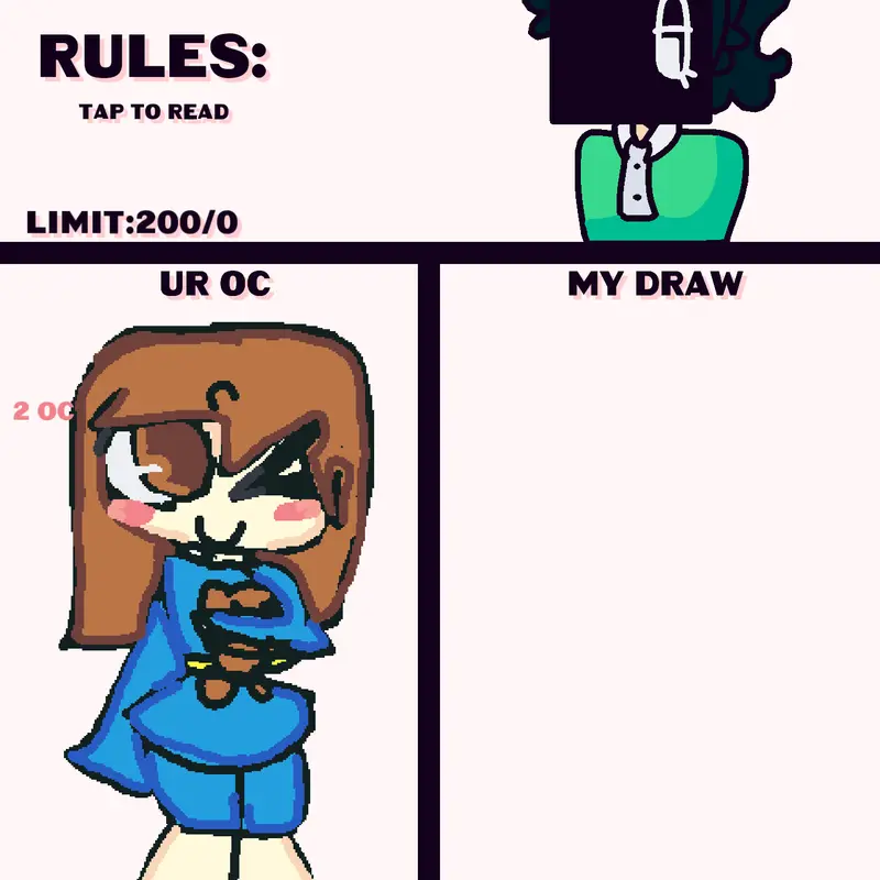 My 2 oc /• please :(( by @-Cubbie-