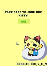 Take care to jonh Kitty :3