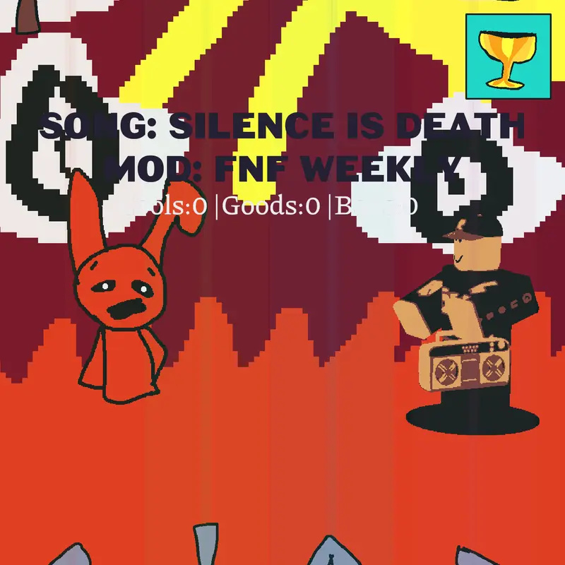 Spooky scary Rabbit fnf game by @maro3