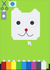 Color the cat
