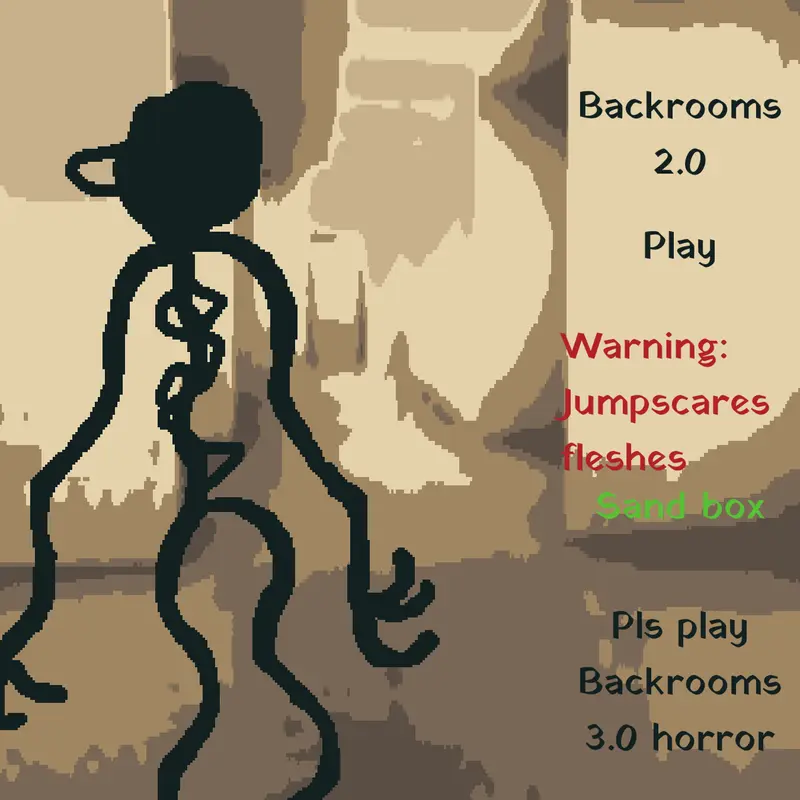 Backrooms but BETTER, credits: tinyfog by @Stickmanworld_alt