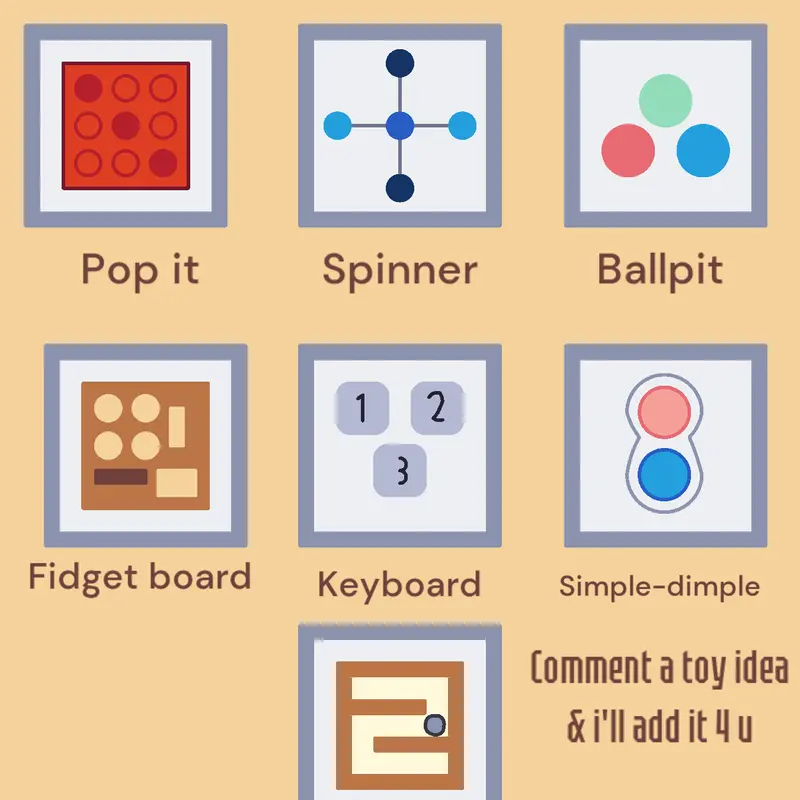 Fidget toys by @JR_game