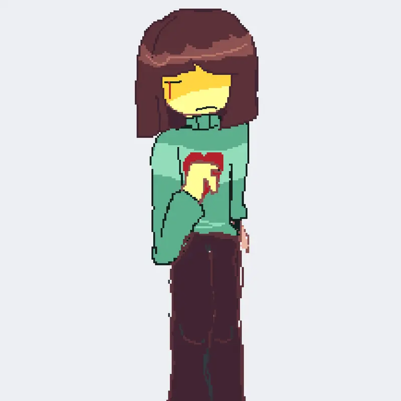 Kris deltarune by @Ralsei_deltaruneXD