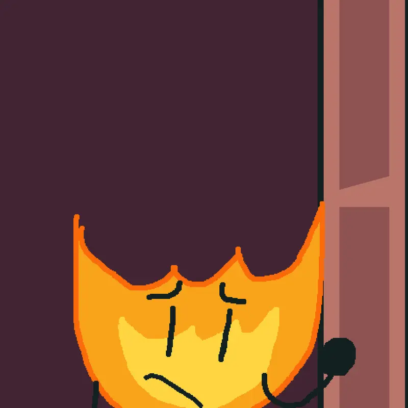 “LEAFY LET ME IN!” by @Fireymakesgames