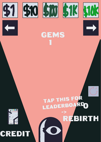 Feed the character gems •Tags• •credits or...