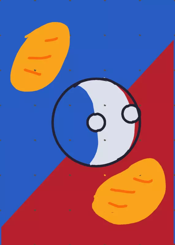 Countryball France Bread Eater Game by @Chezia