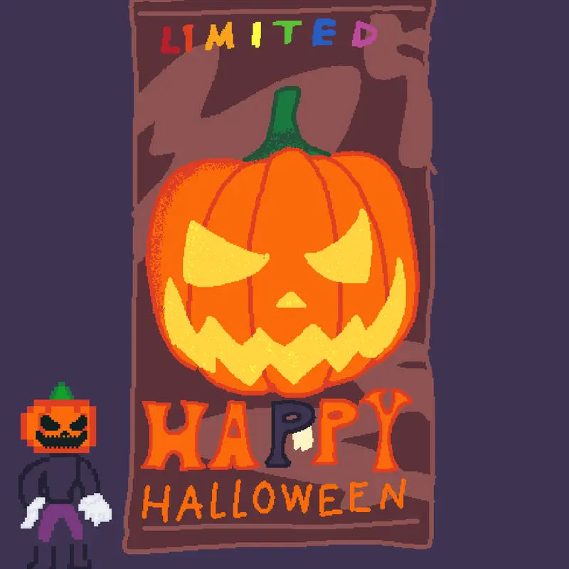 LIMITED HALLOWEEN CARD by @The_AMK_OFICCIAL
