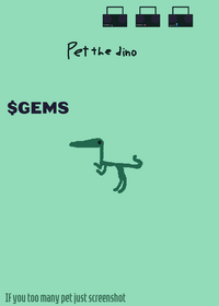 Pet the compsasogthus