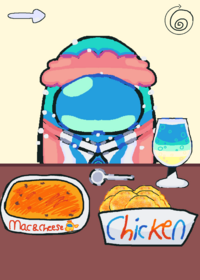 Cyan mukbang