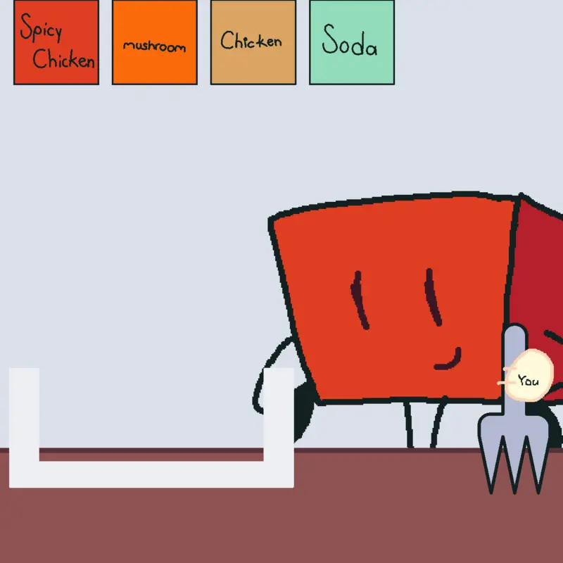 Blocky bfdi yay by @milly_illy