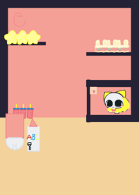 Feed emoji cat game