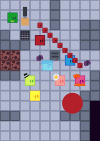 Which cube is the sheriff?