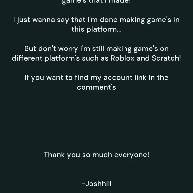 Game by @Joshhill