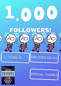 1,000 FOLLOWERS!