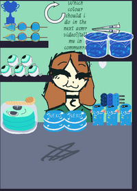 Blue foodsss!!