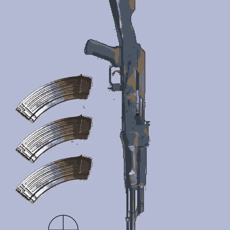 Gun akm ak47 by @salava11