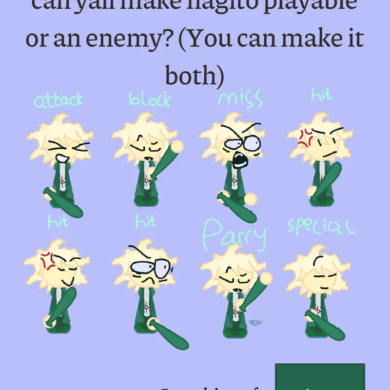 Help me make nagito komaeda playable by @ThatNagitoKomaeda