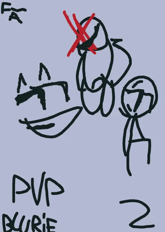 Blurie by @Noobandstickman