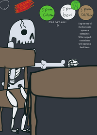 Eating Skeleton game