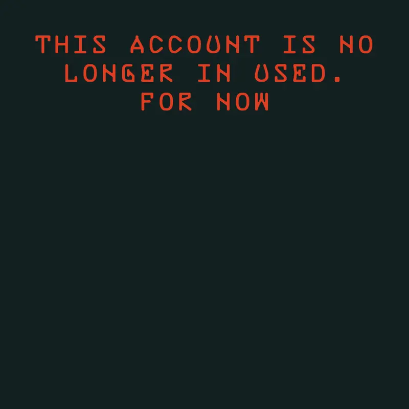 No Longer in Used by @Nixalots
