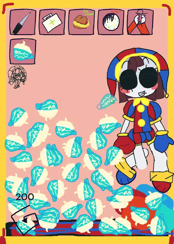 Pomni Ragdoll by @pomnilovestadc