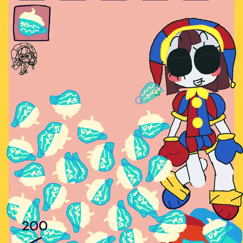 Pomni Ragdoll by @pomnilovestadc