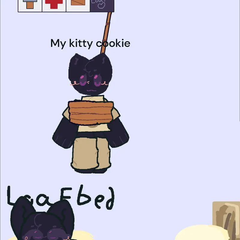 My kitty oc ragdoll by @kittycatlvr
