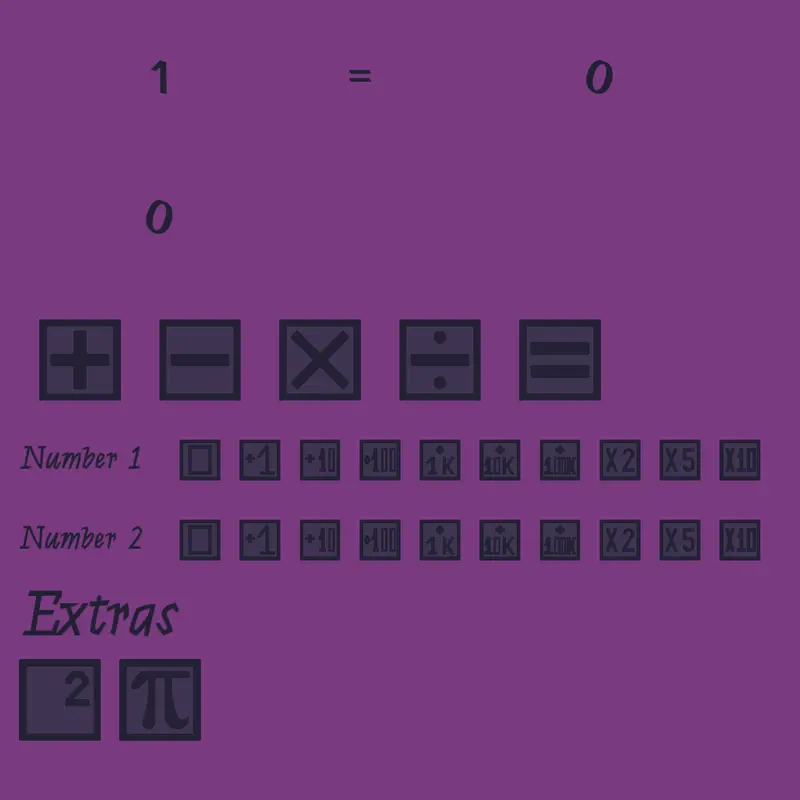 Calculator by @ThatOneBlueGuy