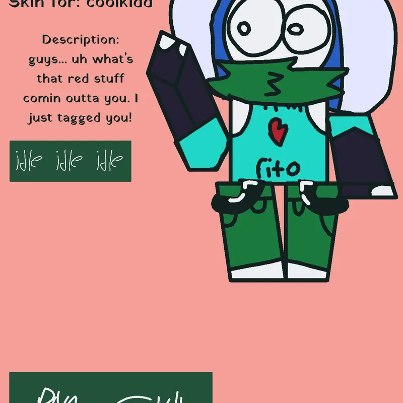 KILLER AS MY OC by @Robodavid6000