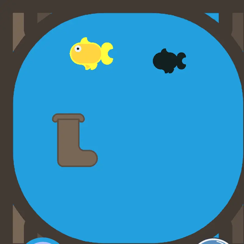 A little fish game by @LowPollyStudios