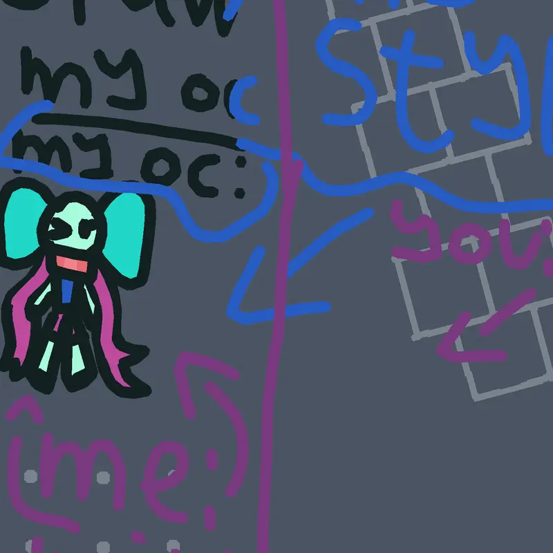 (Draw my oc) name:mint by @shelly_fosillian