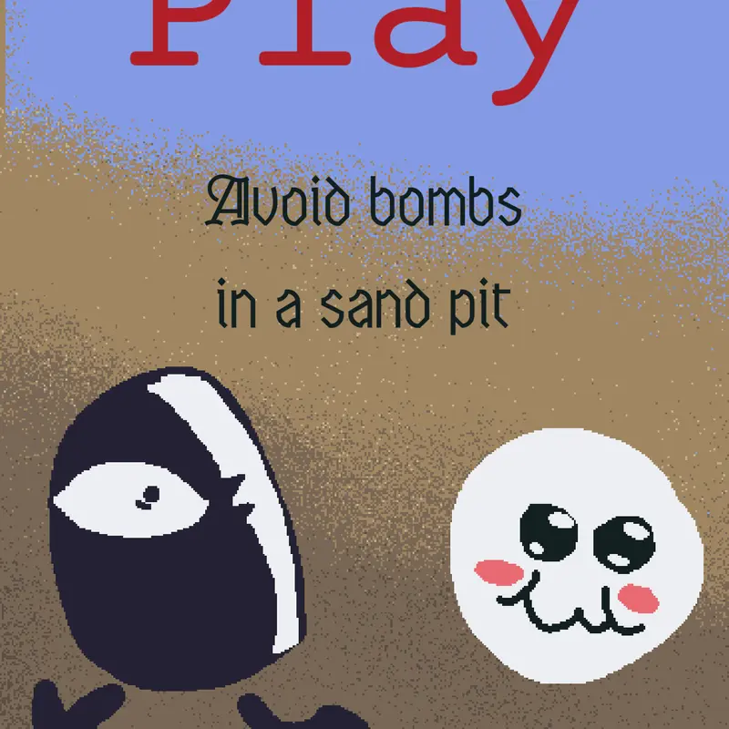 Avoid bombs in a sand pit by @almond_butter
