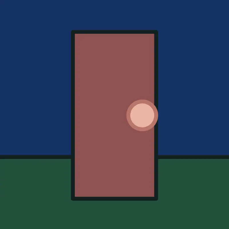 A door on a field by @Matykr456