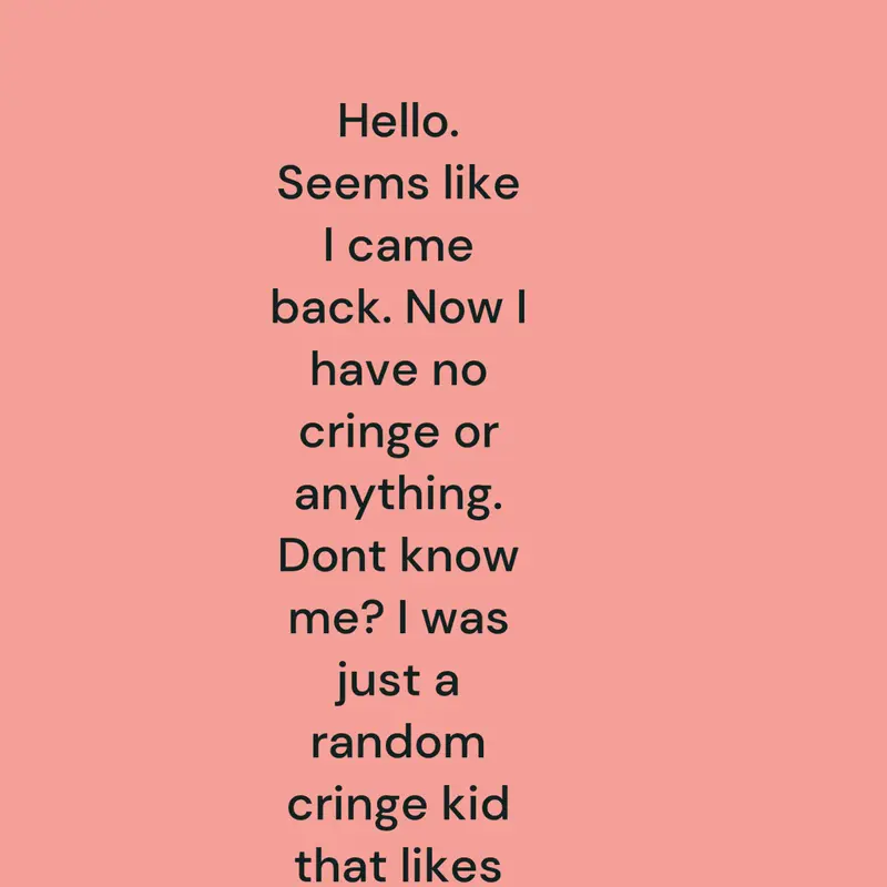No more cringe kid:) by @AstridPlayz