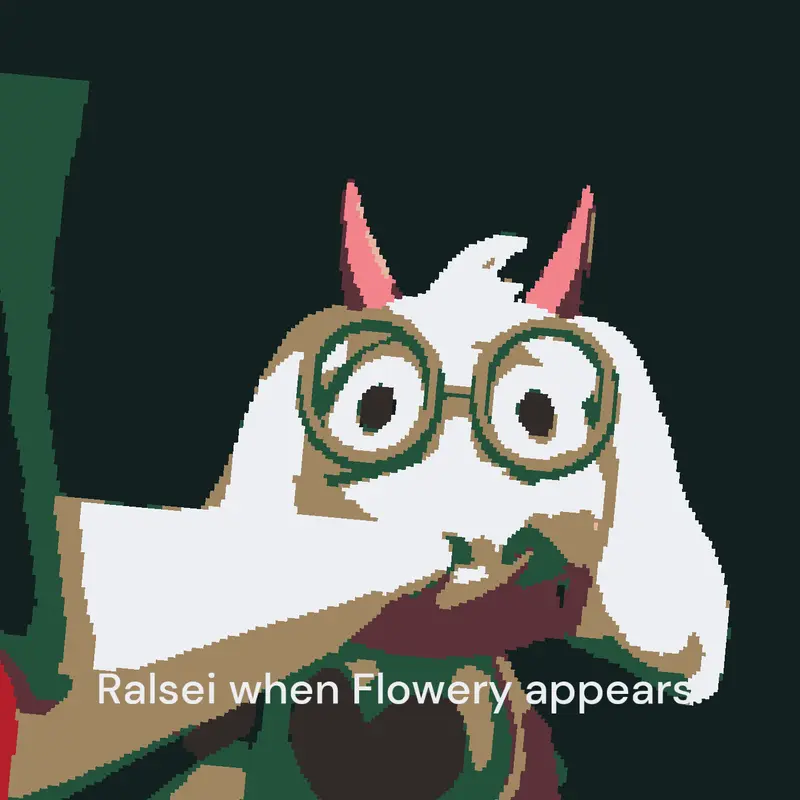 Flowery hater by @BrickTijolo