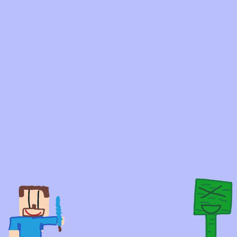 Funny animation for Minecraft creper by @hasson_albagshi