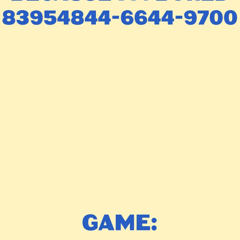 Game by @Azzytheidiot