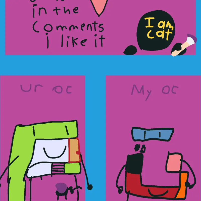 ur oc and my oc by @kittycat200_cats_lol