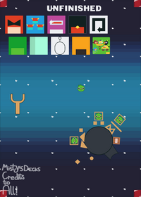 unfinished angry bird space