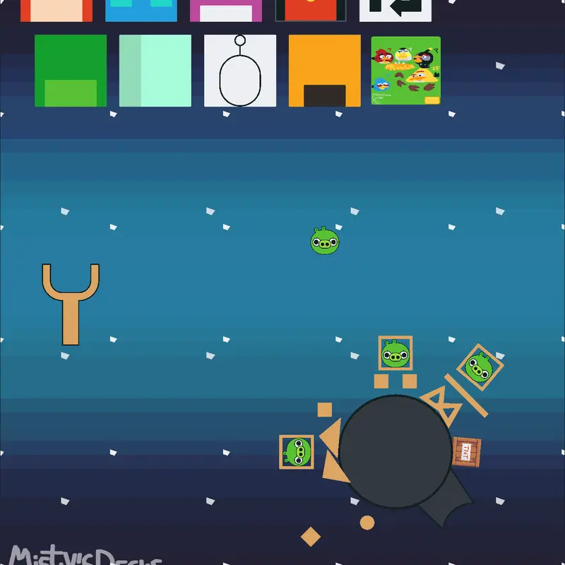 unfinished angry bird space by @misty-chicken589