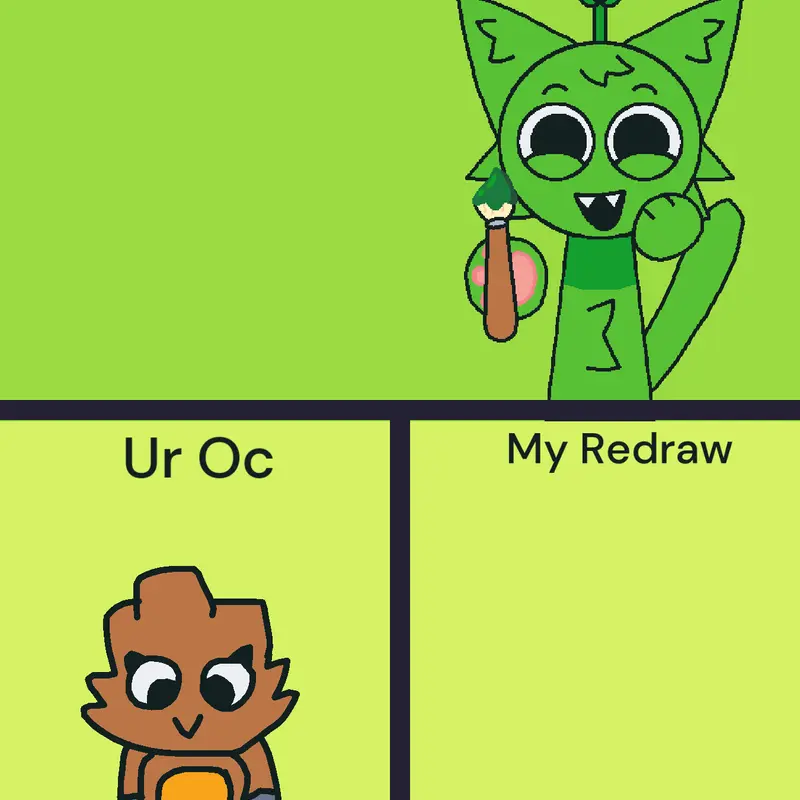 Redrawing Your Oc by @mijn