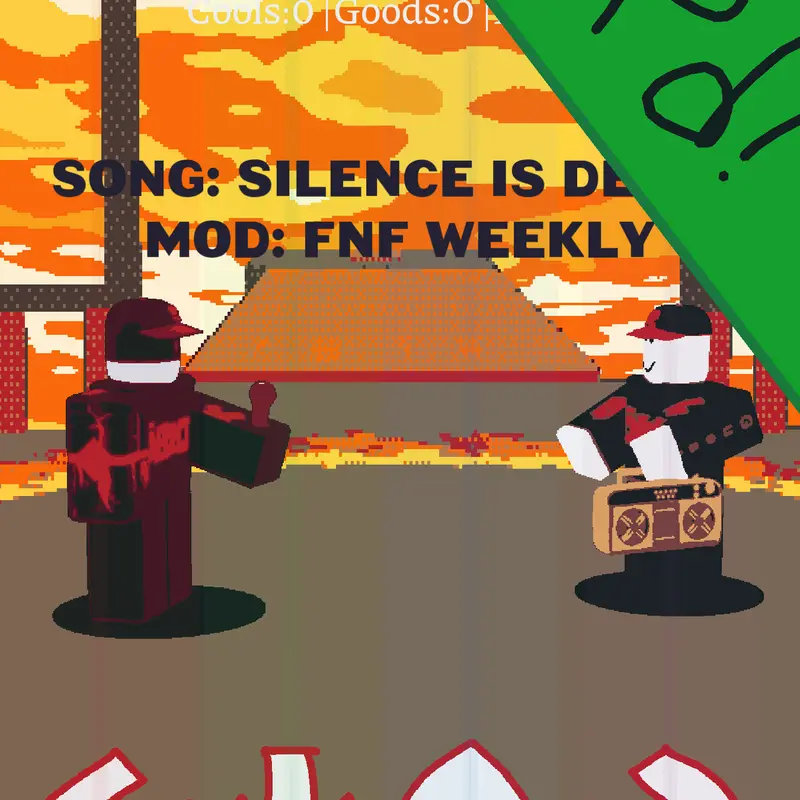 Silenced death fnf (work in progress) by @wobbly
