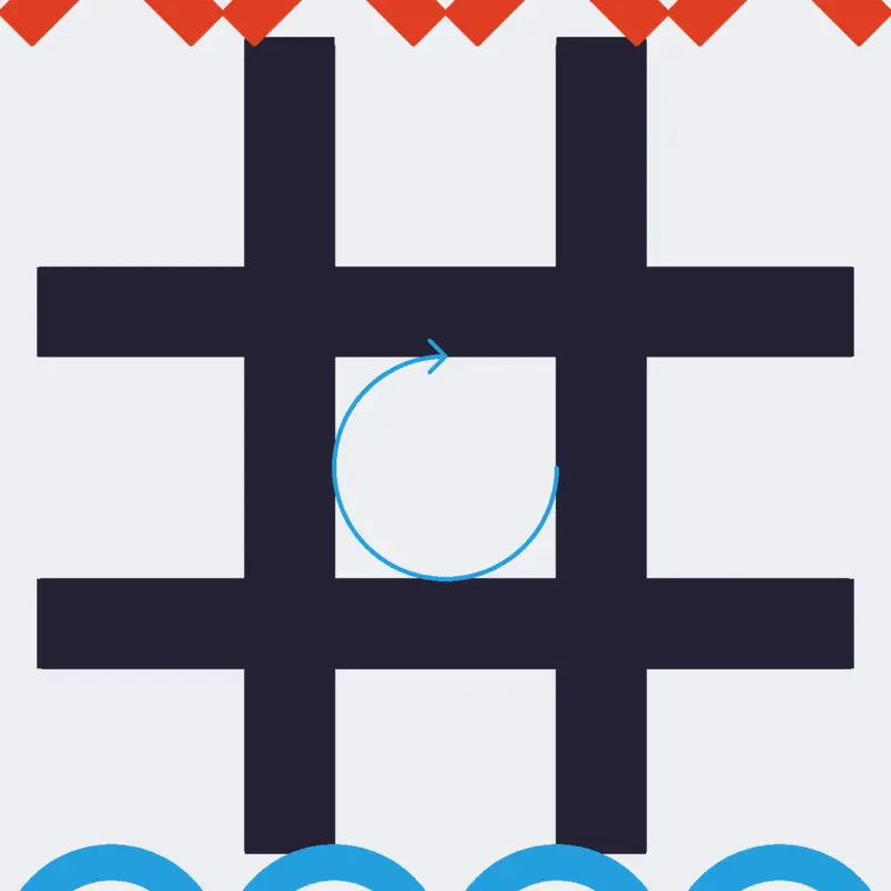 Tic-tac-toe by @Mexicoin
